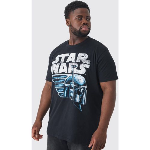 T-shirt Plus Size con stampa ufficiale di Star Wars - boohoo - Modalova