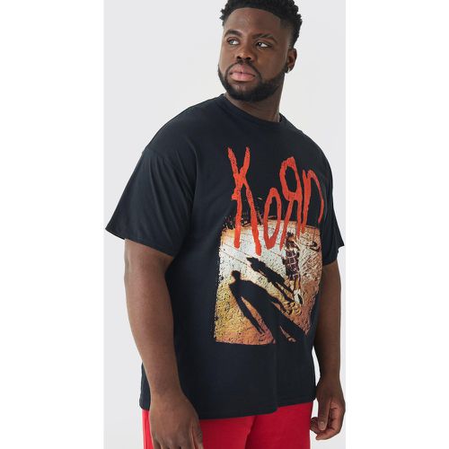 Plus Korn License Print T-Shirt - boohoo - Modalova