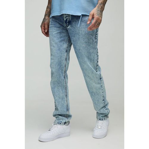 Jeans dritti Tall in denim rigido - boohoo - Modalova