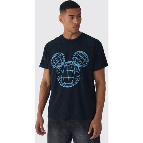 Camiseta Oversize Con Estampado De Mickey Mouse Disney - boohoo - Modalova