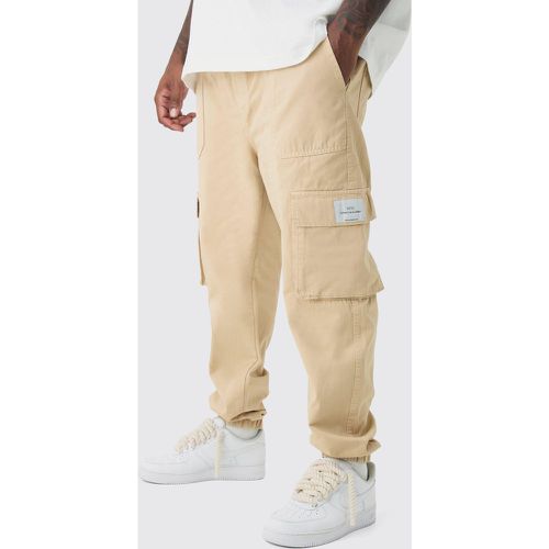 Pantalón Deportivo Plus Cargo Ajustado Con Cintura Elástica - boohoo - Modalova