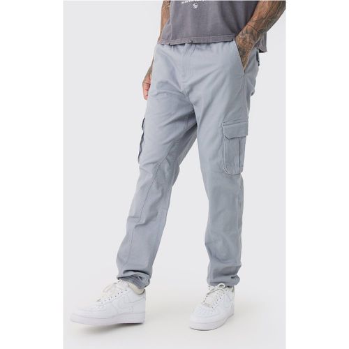 Pantalón Deportivo Tall Cargo Ajustado Con Cordón Elástico Extendido Y Refuerzos - boohoo - Modalova