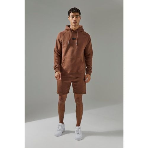 Man Active Hoodie & Short Tracksuit - boohoo - Modalova