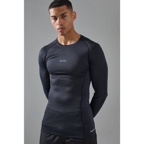 T-shirt a maniche lunghe Man Active Base Layer - boohoo - Modalova