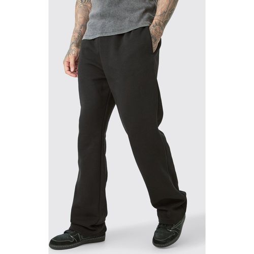 Pantaloni tuta dritti Tall, Nero - boohoo - Modalova