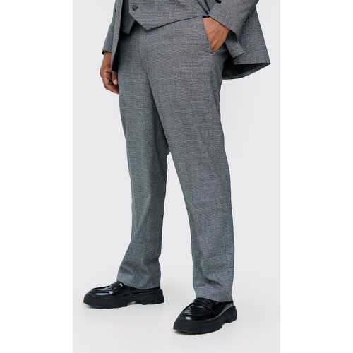 Plus Mini Dogtooth Regular Fit Suit Trouser - boohoo - Modalova