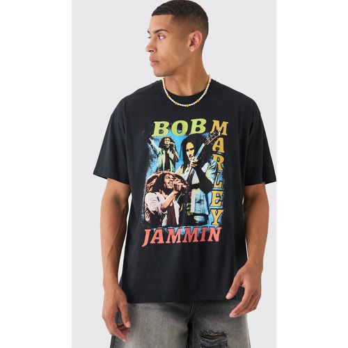 T-shirt oversize ufficiale Bob Marley - boohoo - Modalova