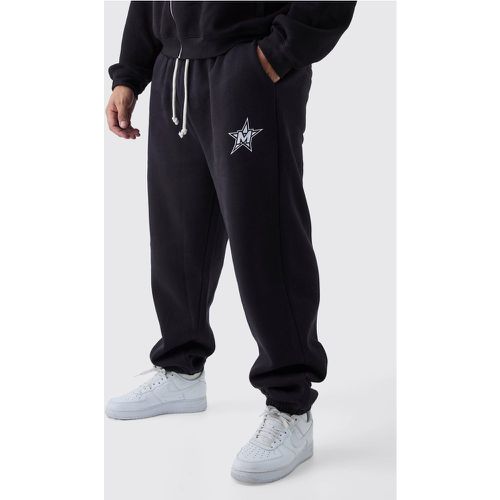 Pantalón Deportivo Plus Holgado Con Cordón Elástico Y Estampado M - boohoo - Modalova