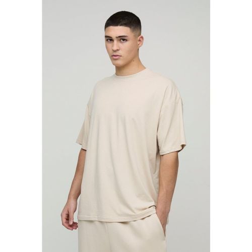 T-shirt Premium oversize in modal Content - boohoo - Modalova