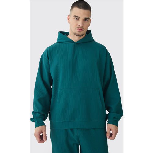 Sudadera Tall Plisada Recta Con Capucha - boohoo - Modalova