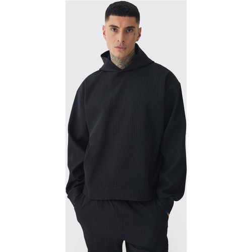 Sudadera Tall Plisada Recta Con Capucha - boohoo - Modalova