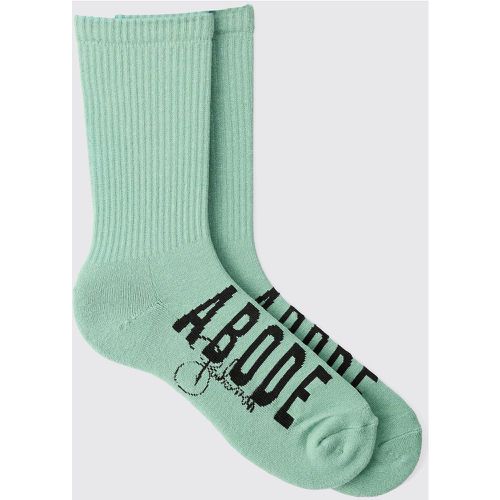 Calcetines Con Bordado Abode, Verde - boohoo - Modalova