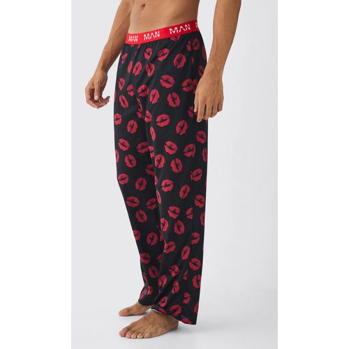 Pantaloni da casa Man Kiss Me Santa - boohoo - Modalova