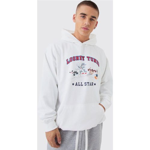 Sudadera Oversize Con Capucha Y Estampado De Los Looney Tunes - boohoo - Modalova