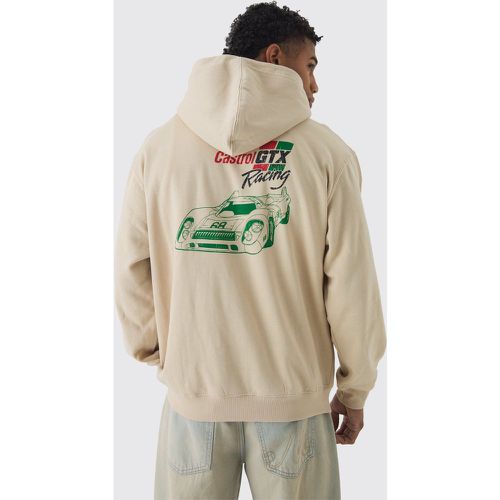 Sudadera Oversize Con Capucha Y Estampado De Carreras Castrol Gtx - boohoo - Modalova