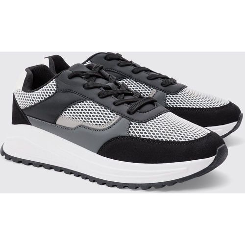 Zapatillas Deportivas De Malla Técnica - boohoo - Modalova