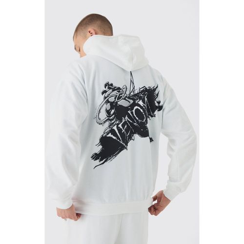 Sudadera Oversize Con Capucha Y Estampado De Marvel Venom - boohoo - Modalova