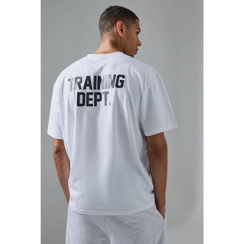 Camiseta Oversize Con Estampado Training Dept - boohoo - Modalova