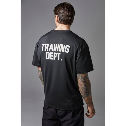 Camiseta Oversize Training Dept Performance - boohoo - Modalova