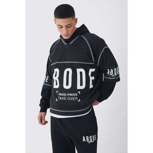 Top da Hockey oversize in rete Abode - boohoo - Modalova