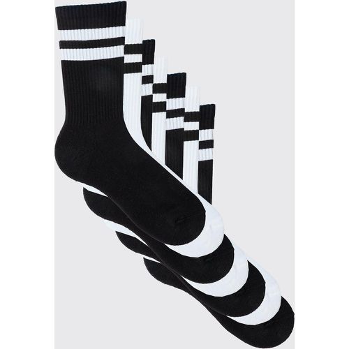 Pack De 7 Pares De Calcetines Deportivos Con Rayas - boohoo - Modalova