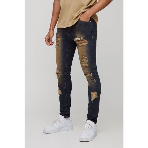 Jeans Super Skinny Fit strappati - boohoo - Modalova