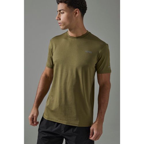 Camiseta Man Active Regular Resistente Jaspeada - boohoo - Modalova