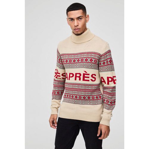 Funnel Neck Après Ski Knitted Jumper - boohoo - Modalova