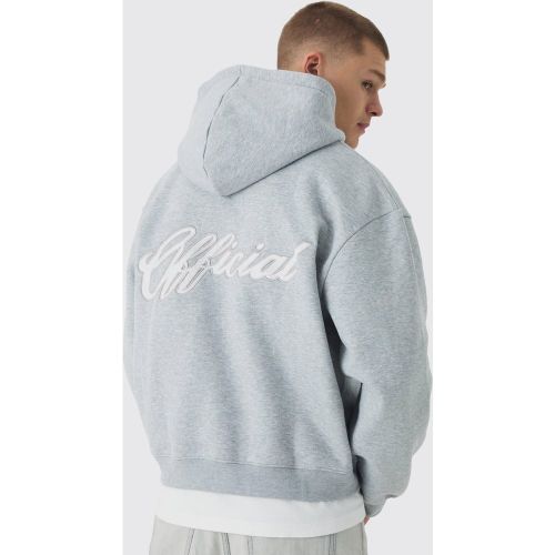 Sudadera Oversize Recta Limited Con Capucha Y Cremallera - boohoo - Modalova