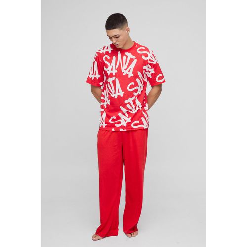 Conjunto Navideño Para Estar Por Casa De Papá Noel - boohoo - Modalova