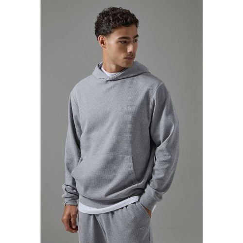 Sudadera Man Sport De Tela Gofre Regular Con Capucha - boohoo - Modalova