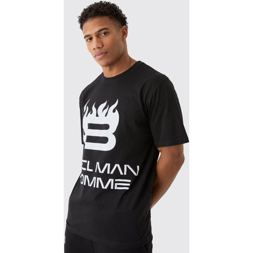 Camiseta Man Ofcl, Negro - boohoo - Modalova