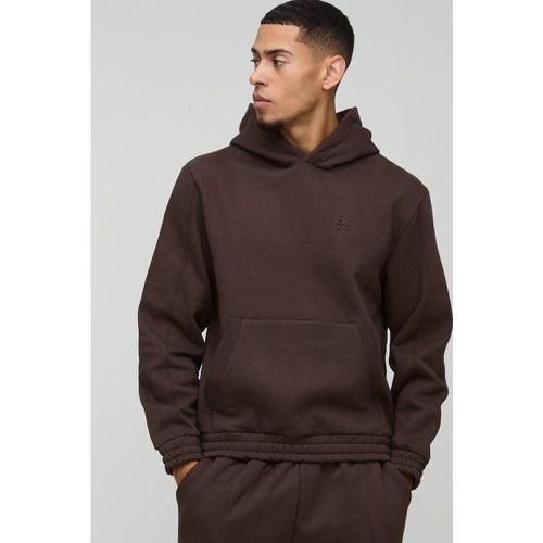 Sudadera Gruesa Con Capucha Y Relieve - boohoo - Modalova