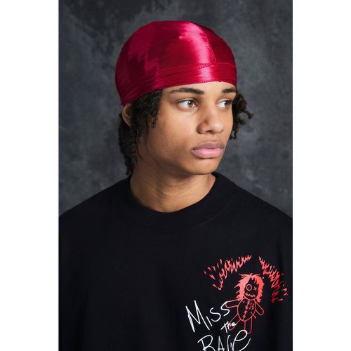 Durag De Raso Rojo, Rojo - boohoo - Modalova