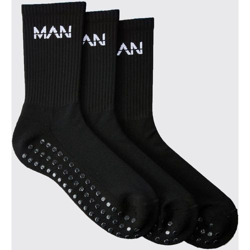 Calzini Man Active Training Grip Crew - set di 3 paia - boohoo - Modalova