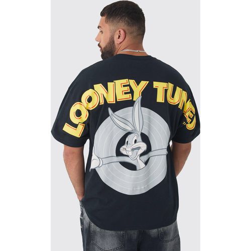 Camiseta Plus Negra Con Estampado De Los Looney Tunes - boohoo - Modalova