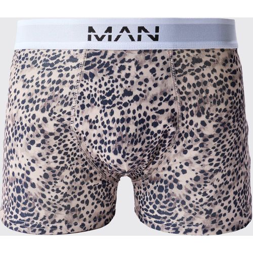 Boxer Man con stampa leopardata - boohoo - Modalova