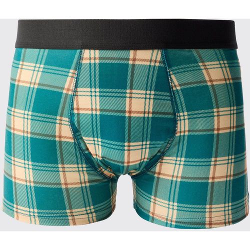 Boxer con stampa Man a quadri - boohoo - Modalova