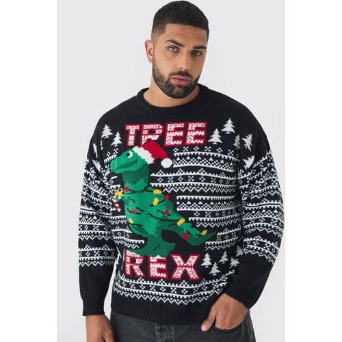 Jersey Plus Navideño Con Estampado Tree Rex - boohoo - Modalova