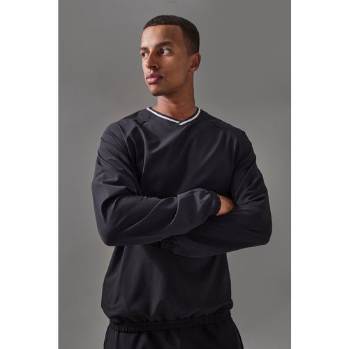 Sudadera Man Active, Negro - boohoo - Modalova