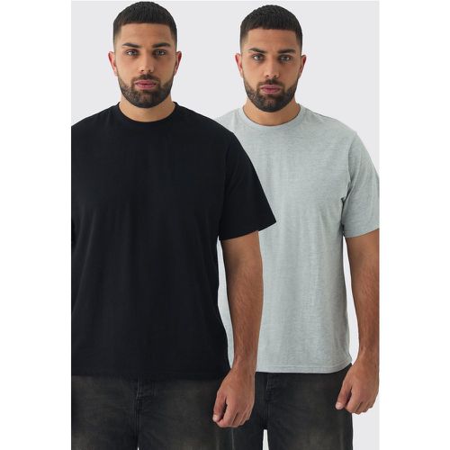 Plus 2 Pack Basic T-Shirt, Multi - boohoo - Modalova