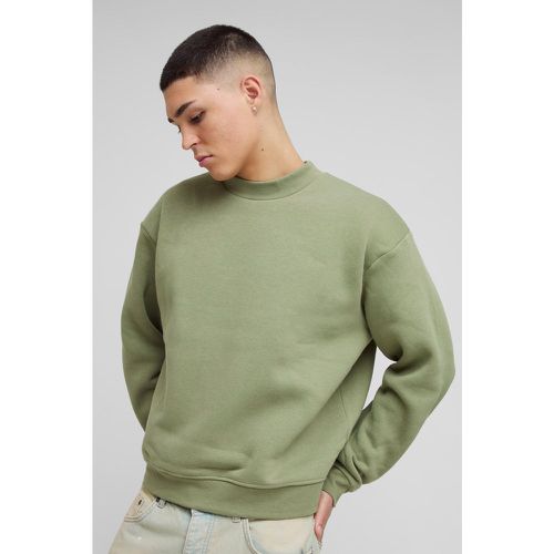 Sudadera Oversize Básica Recta Con Cuello Extendido - boohoo - Modalova