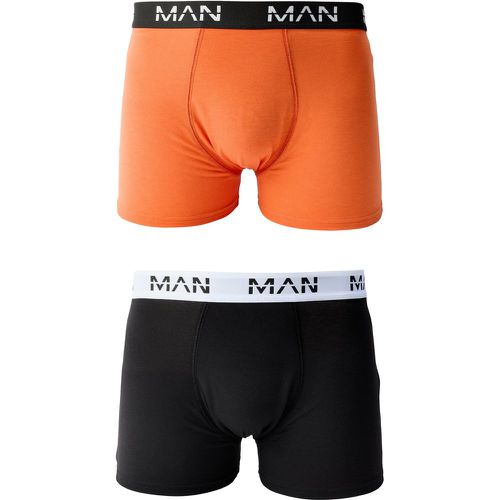 Boxer Man con stampa spettrale - set di 2 paia - boohoo - Modalova