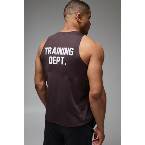 Camiseta Sin Mangas Man Active Resistente Training Dept - boohoo - Modalova