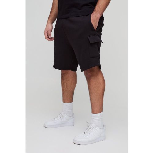 Pantalón Corto Plus Holgado Cargo De Largo Medio - boohoo - Modalova