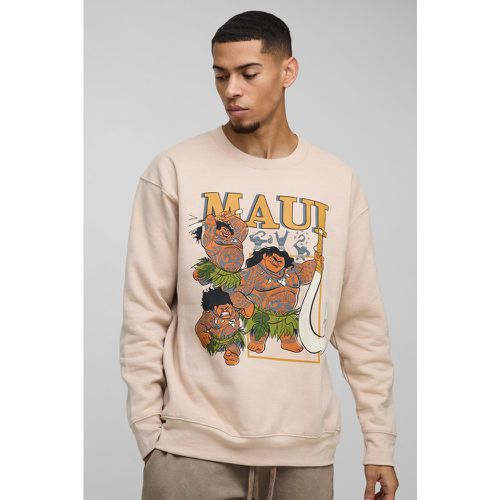 Sudadera Oversize Con Estampado De Disney Maui - boohoo - Modalova