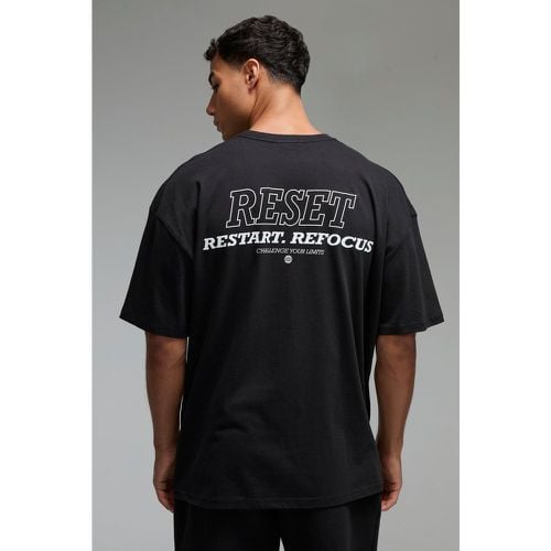 T-shirt oversize Man Active Reset - boohoo - Modalova