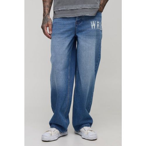 Vaqueros Tall Holgados Desgastados - boohoo - Modalova