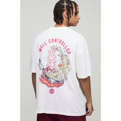 Camiseta Oversize De Disney Con Estampado De Mickey Mouse - boohoo - Modalova