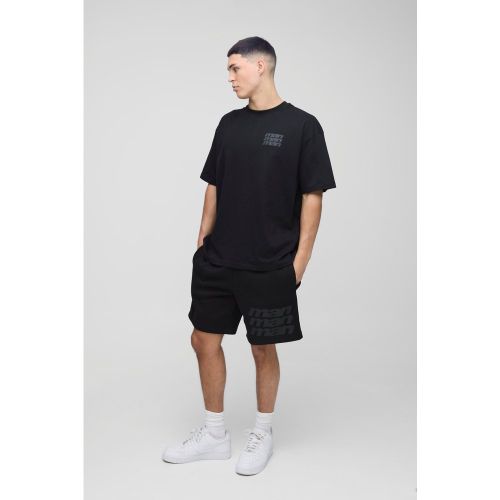 Conjunto Man Oversize De Pantalón Corto Y Camiseta - boohoo - Modalova